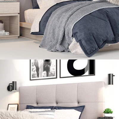RH Logan platform bed — Вид 2