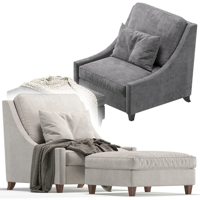 Armchair NAPLES Cazarina Interiors/Кресло НЕАПОЛЬ — Скачать
