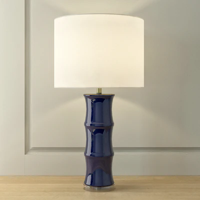 Blue ceramic lamp — Вид 1