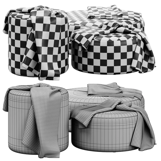 Folk pouf collection by noo.ma — Descargar