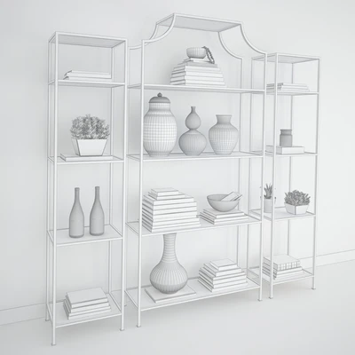 Chloe Etagere Gold iron shelf — Ver 2