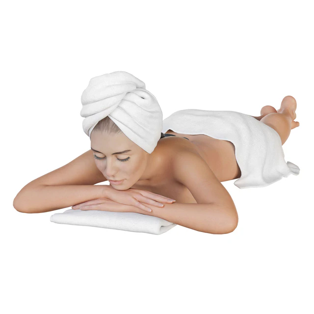 Girl at a spa treatment — Descargar
