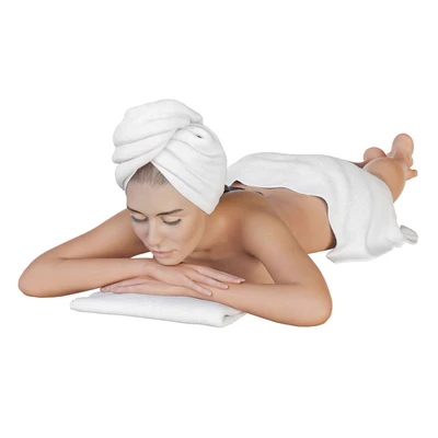 Girl at a spa treatment — Ver 1