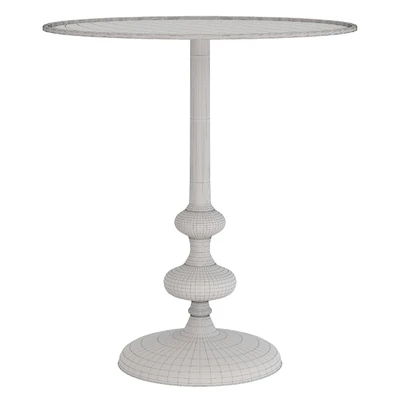 Tote Side Table Antique Brass — Ver 2