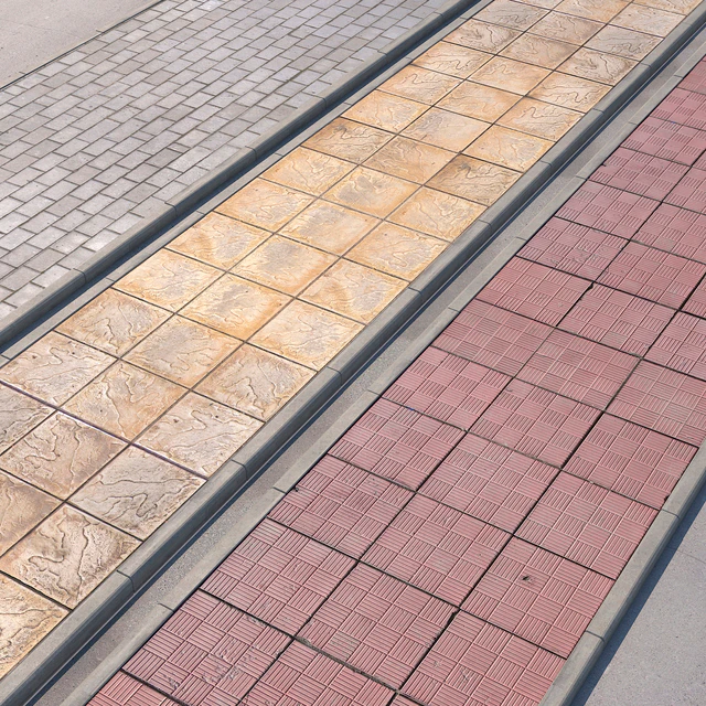 3 variants of pavement with road set 2 — Descargar