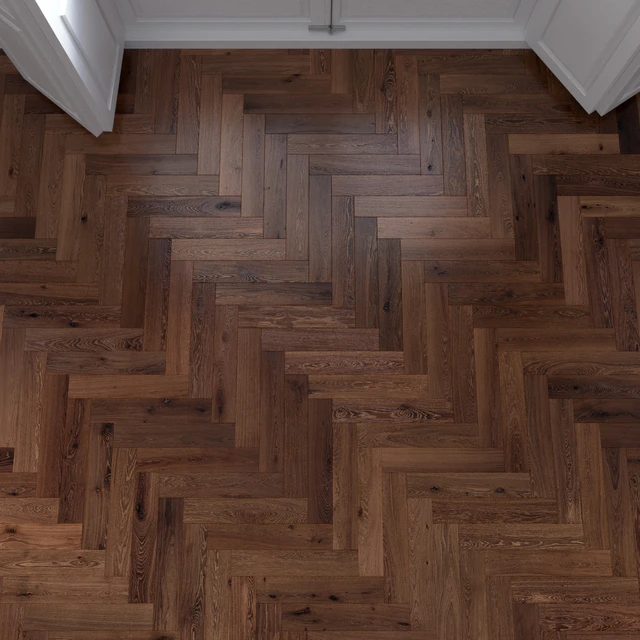 Oak Herringbones dark floor — Descargar