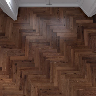 Oak Herringbones dark floor — Ver 2