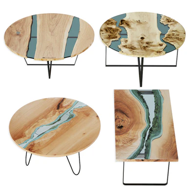 Slab Tables Set River — Вид 1