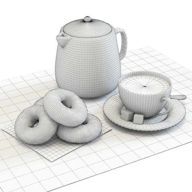 Coffee shop | Donuts set 01 — Descargar