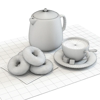 Coffee shop | Donuts set 01 — Ver 2