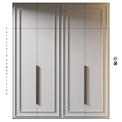 Furniture Composition | 452 | Шкаф — Вид 1