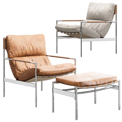 Кресло STUART SLING CHAIR от WEST ELM — Вид 1