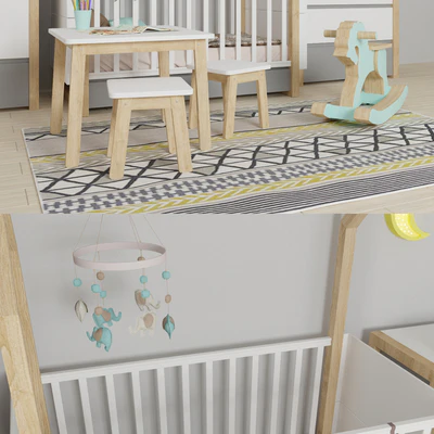 Furniture in the nursery Pinette, Bellamy — Ver 2