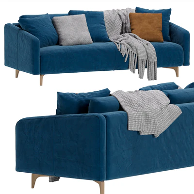 Sofa Ljeri Barhat Beige By Divan.ru / Диван Льери — Вид 2