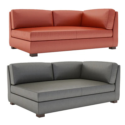 Hayden Leather Left-arm Sofa — Ver 1