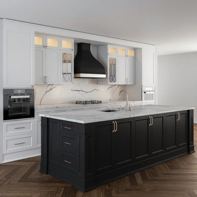 Kitchen Neo Classic with island — Вид 1