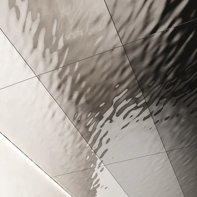 Decorative steel sheets with waves 02 — Ver 4