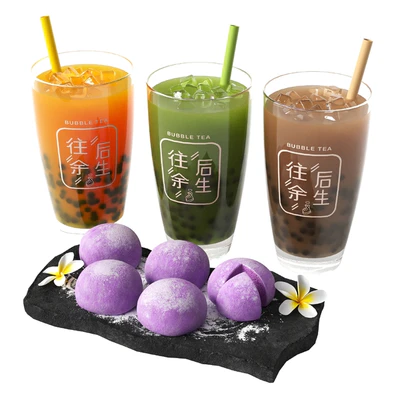 Bubble tea and Moti dessert — Ver 1