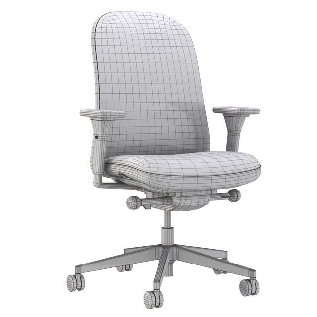 LINO Office Swivel chair with armrests by Herman Miller — Скачать