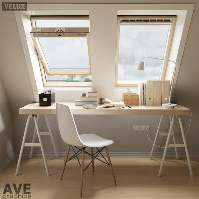 AVE mansard VELUX windows set — Descargar