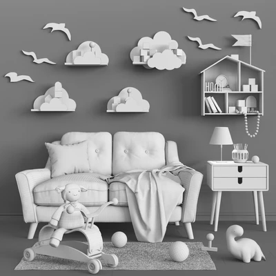 Toys and furniture set 34 — Ver 2