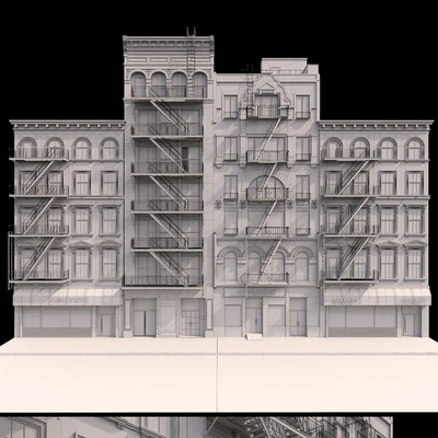 New York Brooklyn buildings fasads — Вид 2
