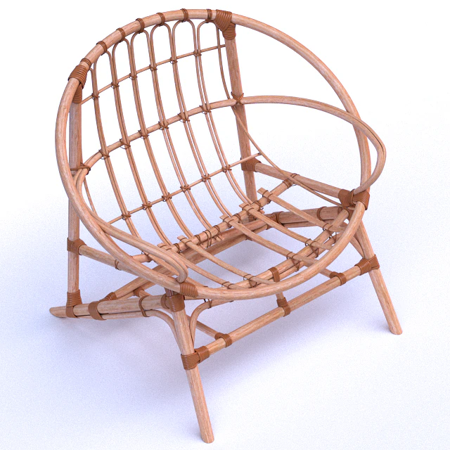 Кресло Pottery Barn Luling Rattan Chair — Скачать