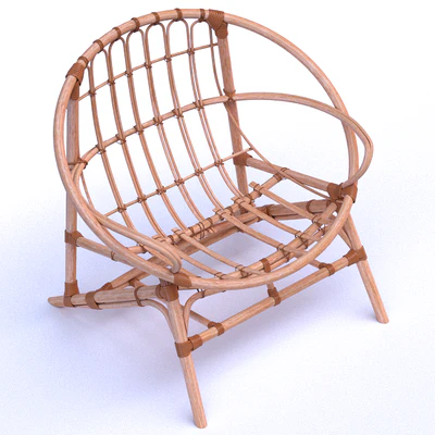 Кресло Pottery Barn Luling Rattan Chair — Вид 2