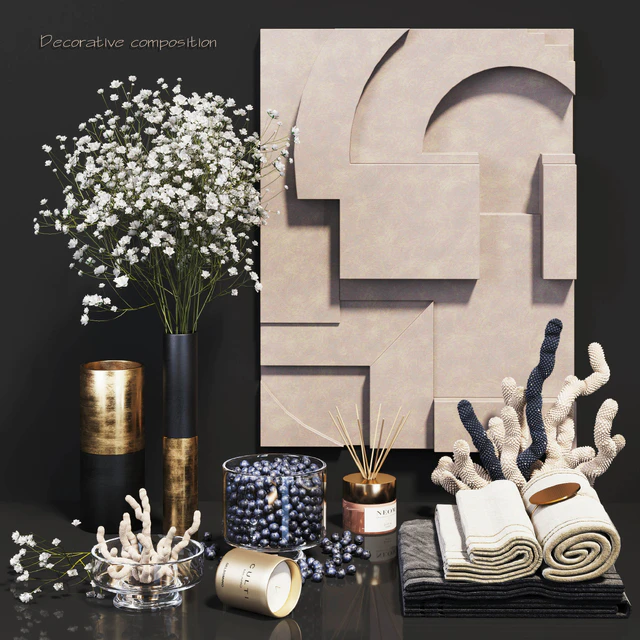 Decorative composition - wildflowers — Скачать