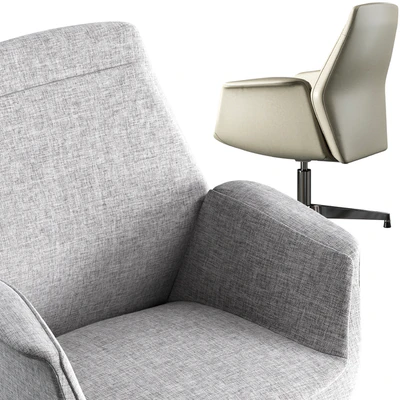 Office chair Poltrona Frau Downtown — Ver 2