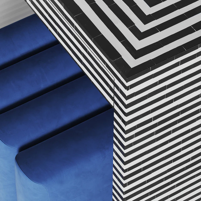 Стол Black&white Indian Bone Inlay от Loft concept — Скачать
