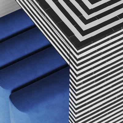 Стол Black&white Indian Bone Inlay от Loft concept — Вид 2