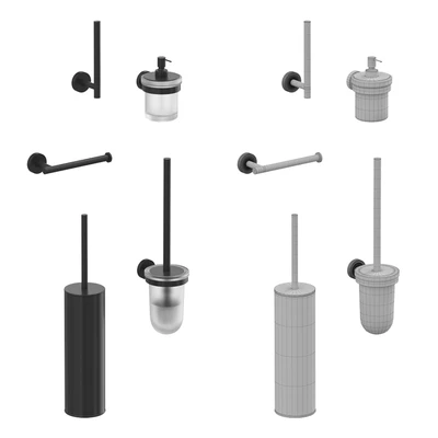 Bathroom accessories set Stella Sirius — Ver 2