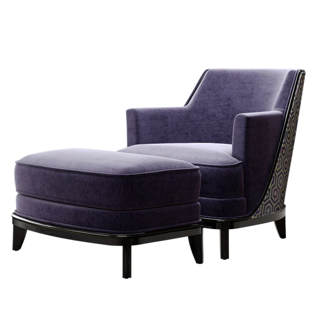 Pierre Cunot Blandin Club Chair Normandie | Normandie Ottoman — Descargar