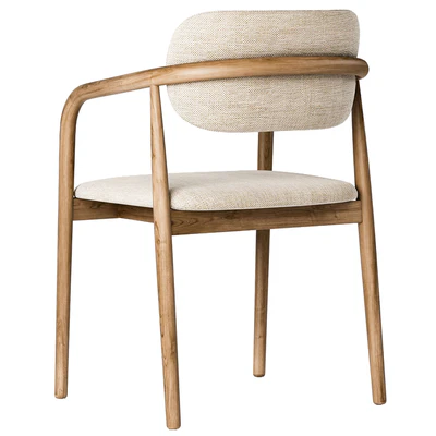 Natural Beige Dining Chair — Ver 2