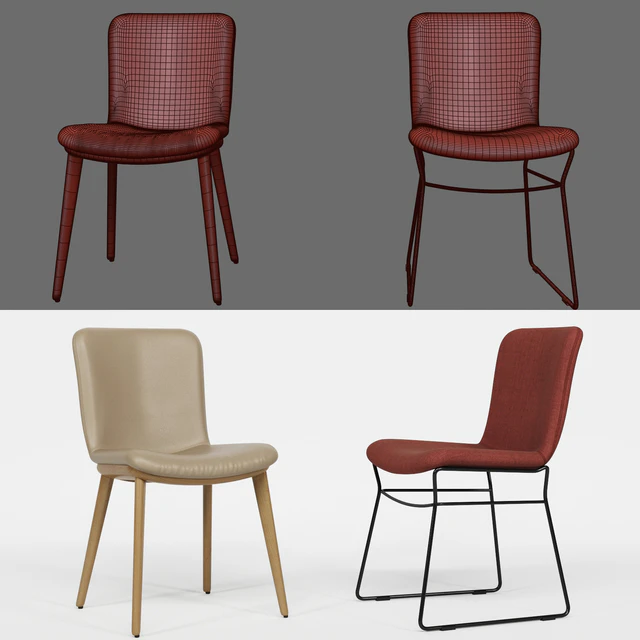 Calligaris ANNIE chair VORTEX TOKYO table — Скачать