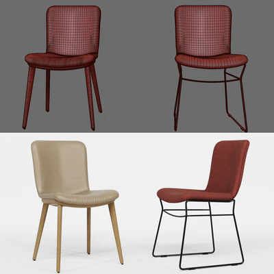 Calligaris ANNIE chair VORTEX TOKYO table — Вид 2