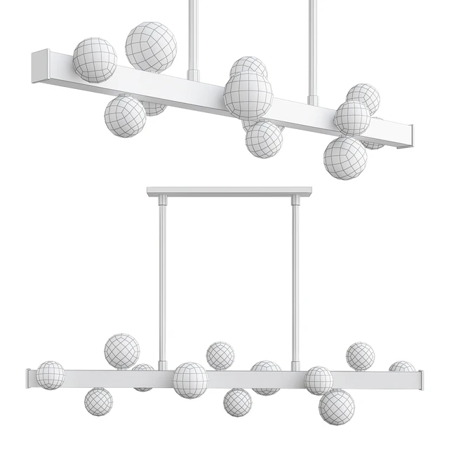 Mini Hinsdale 12-Light Sputnik Linear LED Chandelier — Descargar