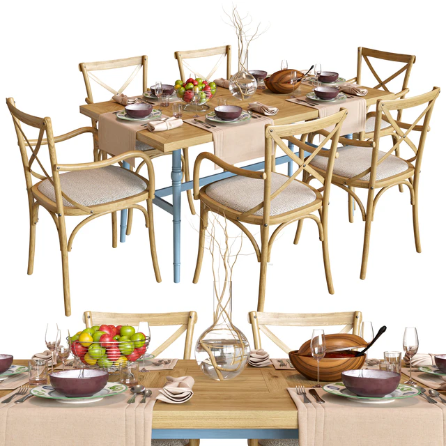 DINETTE WOODEN PROVENCE — Descargar