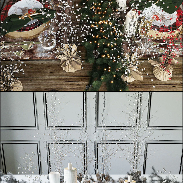Christmas table setting Pottery Barn — Descargar