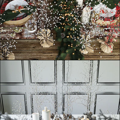 Christmas table setting Pottery Barn — Ver 2