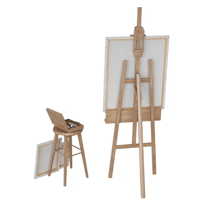 Easel with Canvas — Вид 2
