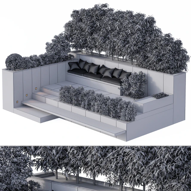 Roof Garden and Landscape Furniture 03 — Descargar