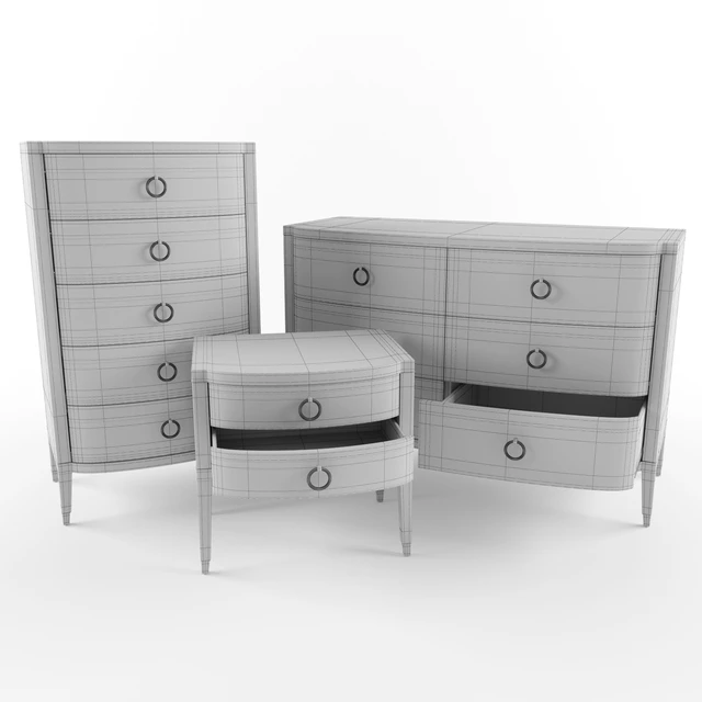 Fratelli Barri Modena drawers and cabinet — Descargar