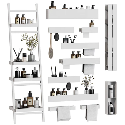 Bath accessories Tezza 02 in minimalist style — Ver 2