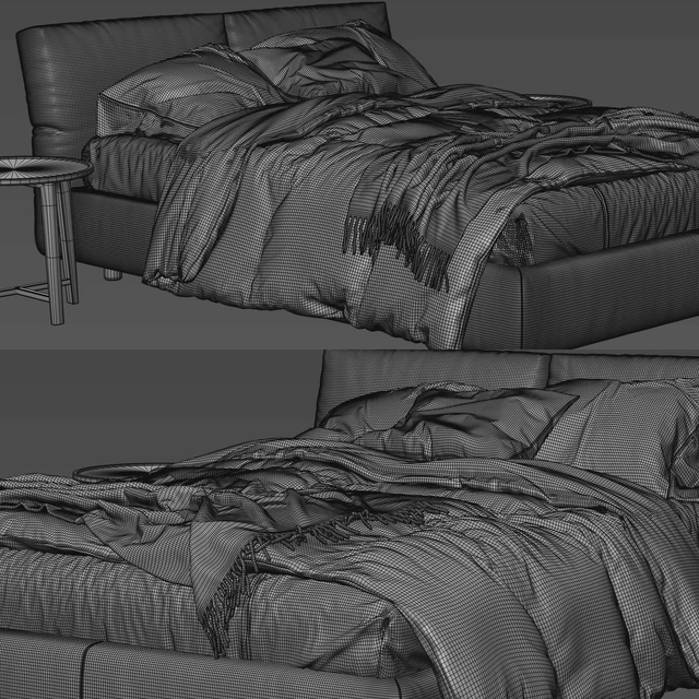 Flexform Newbridge Soft Bed — Скачать