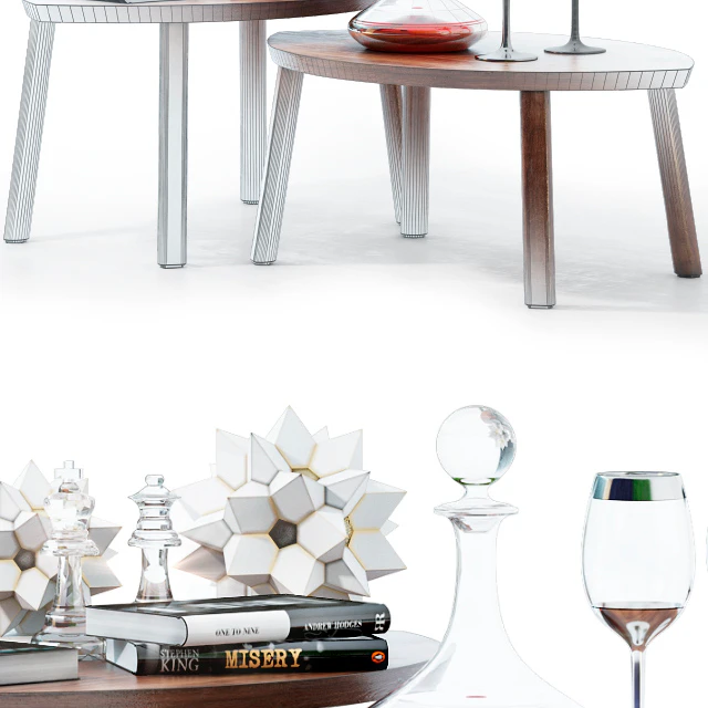 IKEA \ STOCKHOLM \ Set of tables, 2 pcs. + Decor. — Descargar