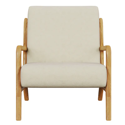 Zara Home Ash Wood and Linen Armchair — Ver 2