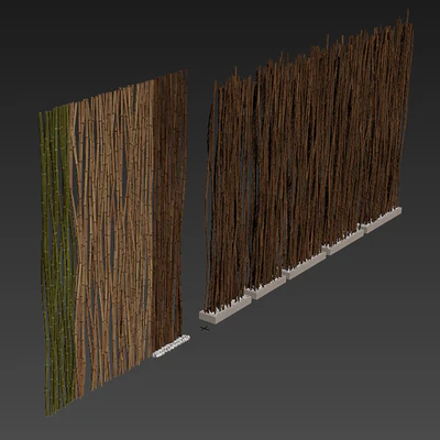 Bamboo low  decor small pebble n4 — Вид 3