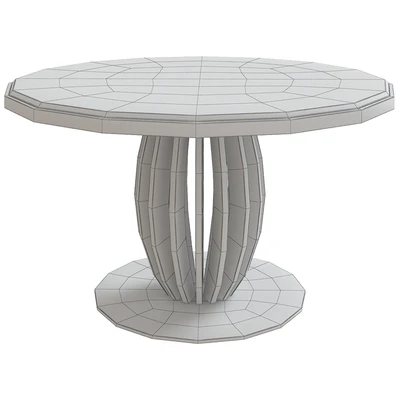 Pumpkin White and Gold Table from Roberto Cavalli — Вид 2